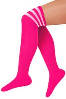 Cheerleader sokken pink/wit