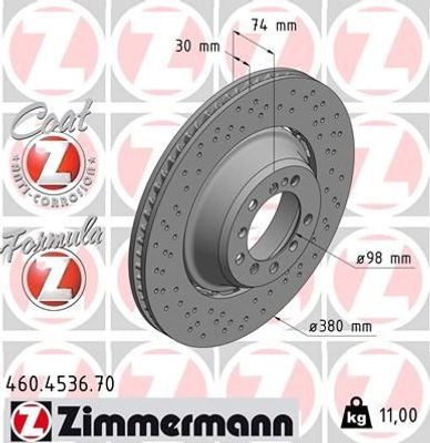 Remschijf FORMULA Z REMSCHIJF 460453670