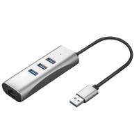 VALUE 12.99.1116 laptop dock & poortreplicator USB 3.2 Gen 1 (3.1 Gen 1) Type-A Zwart, Zilver - thumbnail