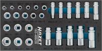 HAZET Dopsleutelset 163-489/28 - 3/8 inch (10 mm) vierkant hol - Buiten-zeskant-tractieprofiel - 28-delig - 6 - 22