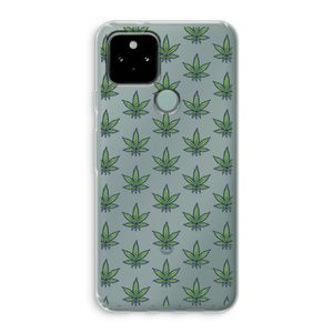 Weed: Google Pixel 5 Transparant Hoesje