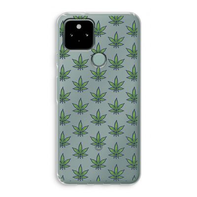 Weed: Google Pixel 5 Transparant Hoesje
