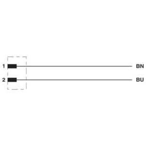 Phoenix Contact 1410752 Sensor/actuator connector, geassembleerd Aantal polen (sensoren): 2 1.50 m 1 stuk(s)