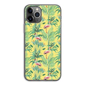 Flamingo party: iPhone 11 Pro Transparant Hoesje