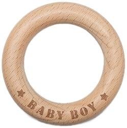 Durable Houten Bijtring Baby Boy