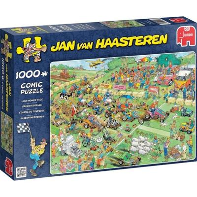 Jan van Haasteren ‚Äì Grasmaaierrace Puzzel 1000 Stukjes