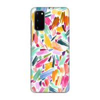 Watercolor Brushstrokes: Volledig geprint Samsung Galaxy S20 Hoesje