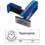 Log stempel - Hartje - 14 x 38 mm