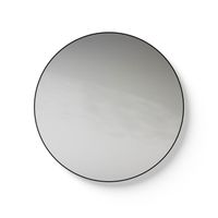 Looox Black line Mirror spiegel - rond 80cm - black line round zwart SPBLR800