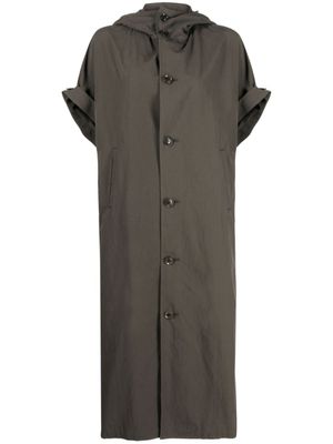 Y's Button-down cape - Groen