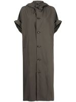 Y's Button-down cape - Groen - thumbnail