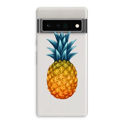 Grote ananas: Google Pixel 6 Pro Transparant Hoesje