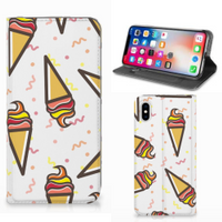 Apple iPhone Xs Max Flip Style Cover Icecream