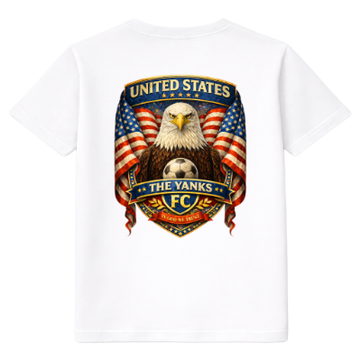 FC ELEVEN - Verenigde Staten The Yanks Heavy T-Shirt - Wit