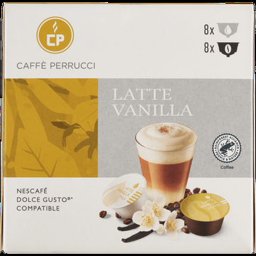 Caffe Perrucci Koffie Latte Vanilla 16 Stuks 164 g bij Jumbo