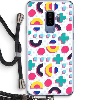 8-bit N°2: Samsung Galaxy S9 Plus Transparant Hoesje met koord