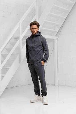 Under Armour Vibe Woven Trainingspak Heren Grijs - Maat M - Kleur: Grijs | Soccerfanshop