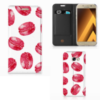 Samsung Galaxy A5 2017 Flip Style Cover Pink Macarons - thumbnail