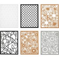 Kartonblok, A6, vel 104x146 mm, 200 gr, zwart, naturel, grijs, wit, 24 stuk/ 1 doos