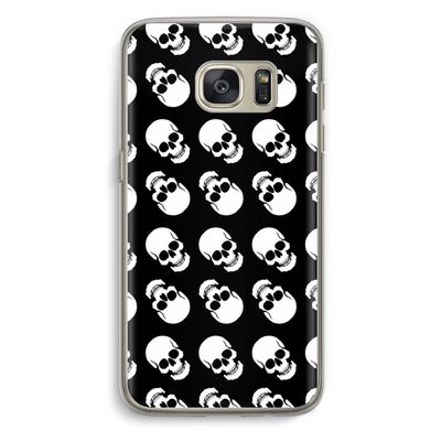 Musketon Skulls: Samsung Galaxy S7 Transparant Hoesje