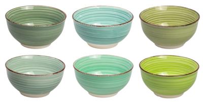 Cookinglife Kleine kommen Delice Groen ø 12 cm - 6 stuks