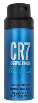 Cristiano Ronaldo CR7 Play It Cool Body Spray 150 ml Lichaamsmist Eau de Toilette Heren Cristiano Ronaldo CR7 Play It Cool Body Spray 150 ml Lichaamsmist Eau de Toilette Heren