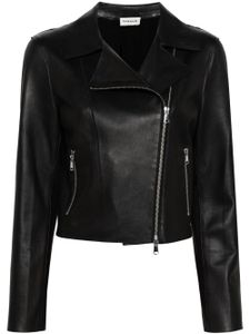 P.A.R.O.S.H. veste de moto en cuir - Noir