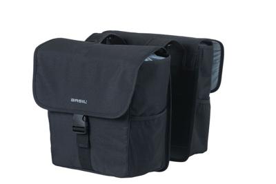 Basil Tas go dubbel | zwart 32l