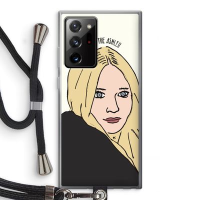 Ashley: Samsung Galaxy Note 20 Ultra / Note 20 Ultra 5G Transparant Hoesje met koord