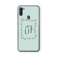 It's Lit: Samsung Galaxy A11 Transparant Hoesje