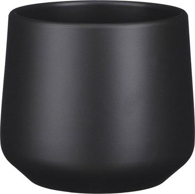 Amber pot rond d.grijs mat h15,5xd17cm - Mica decorations
