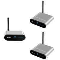 Measy AV220-2 2 4 GHz draadloze audio/video-zender + 2 ontvanger met IR-overdrachtsfunctie transmissie afstand: 200m