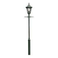 Buitenlamp Virgo Hercules groen Lantaanpaal konstmide 570-600+ 655-600