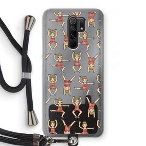Gymboys: Xiaomi Redmi 9 Transparant Hoesje met koord