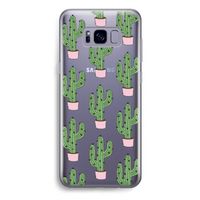 Cactus Lover: Samsung Galaxy S8 Plus Transparant Hoesje