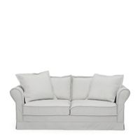 Rivièra Maison 2,5-zits Bank 'Carlton' Washed Cotton, kleur Ash Grey - thumbnail