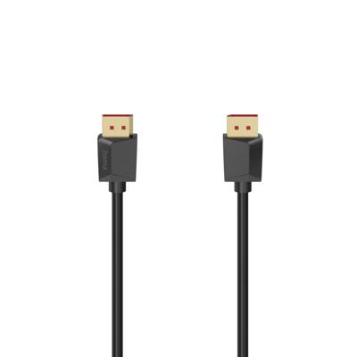 Hama DisplayPort Kabel DP 2.1 Ultra HD 8K 40 Gbit/s 200 cm Zwart