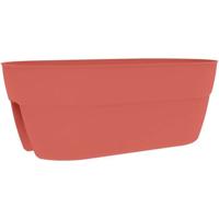 EDA Osaka Cavaliere plantenbak - 19,5 liter - Voor balkons en balustrades - 56 x 30,1 x H 20,6 cm - Terracotta Oranje