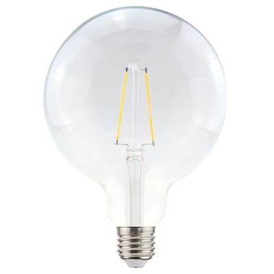 HOFTRONIC™ LED Filament lamp E27 - 4,5 Watt 470 Lumen - G125 - 2700K Warmwit licht - Dimbaar - Helder glas