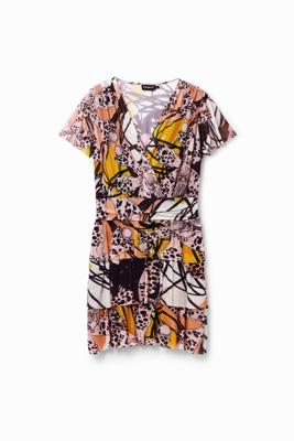Mini-jurk orchideeën M. Christian Lacroix - MATERIAL FINISHES - XL