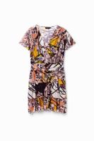 Mini-jurk orchideeën M. Christian Lacroix - MATERIAL FINISHES - XL