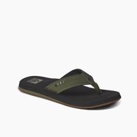 REEF The Layback Slipper Heren Black/Olive 9