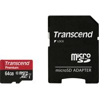 Transcend Premium microSDXC-kaart Industrial 64 GB Class 10, UHS-I Incl. SD-adapter - thumbnail