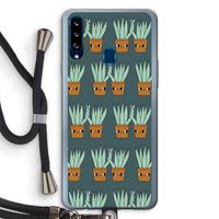 Sansevieria: Samsung Galaxy A20s Transparant Hoesje met koord