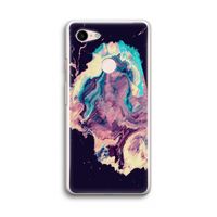 Cosmic Silence: Google Pixel 3 Transparant Hoesje