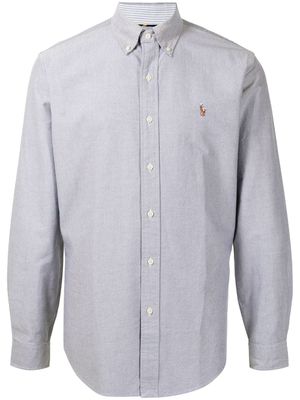 Polo Ralph Lauren chemise à motif brodé - Gris