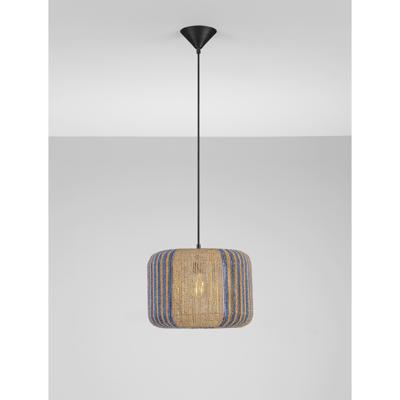 Lyora HanglampAbby Ø 33cm bruin met blauw - 9586606