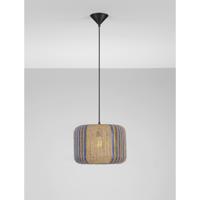 Lyora HanglampAbby Ø 33cm bruin met blauw - 9586606