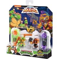 Michelangelo vs Bebop beeldjes - Akedo - Moose Toys