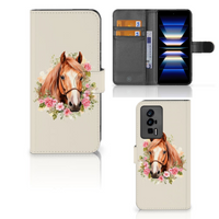Telefoonhoesje met Pasjes voor Xiaomi Poco F5 Pro Paard